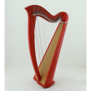 Saffron 27 Lever Harp by Mikel