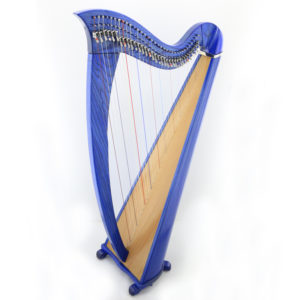 Saffron 34 String Full Lever Harp by Mikel