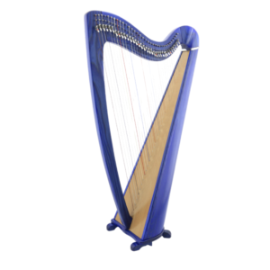 Lotus 34 String Full Lever Harp by Mikel