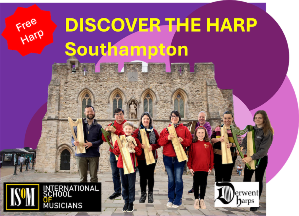 Discover the Harp Course - Southampton 17th April (Easter Holidays) 10am - 1pm at Chilworth Manor.