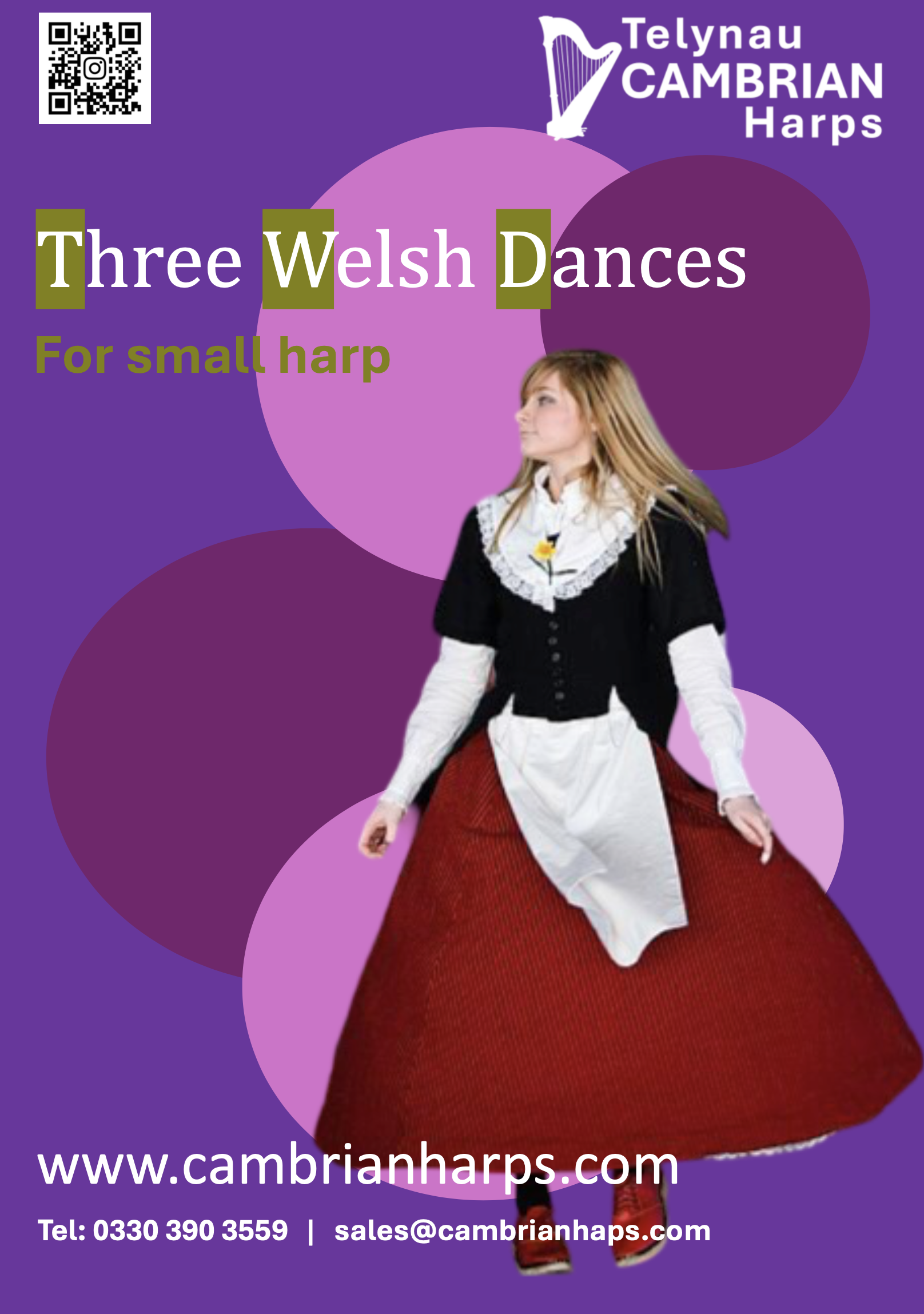 Three Welsh Dances for Small Harp - Cambrian Harps